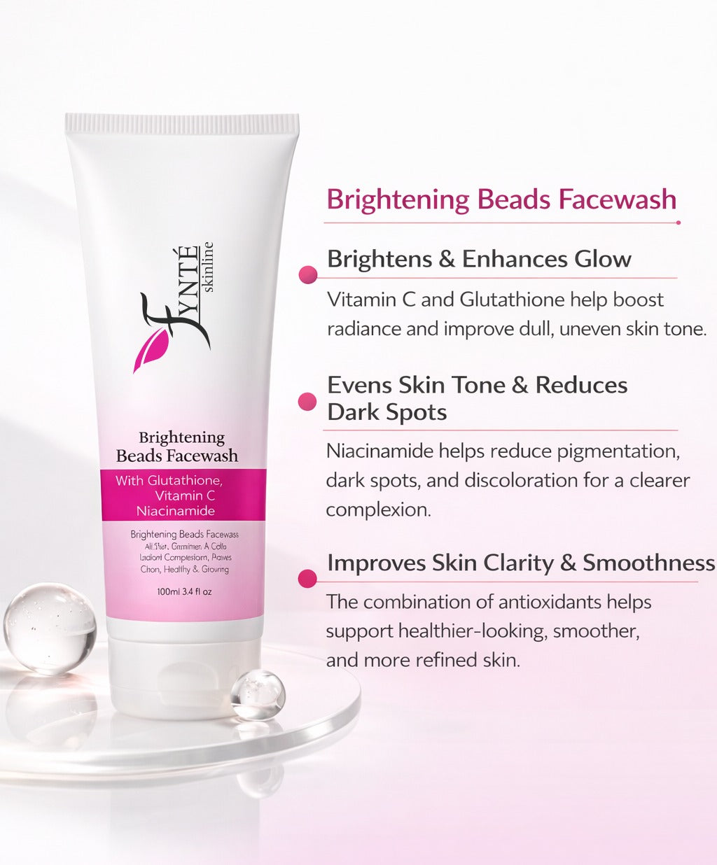 Beads Brightening Facewash (100ml)